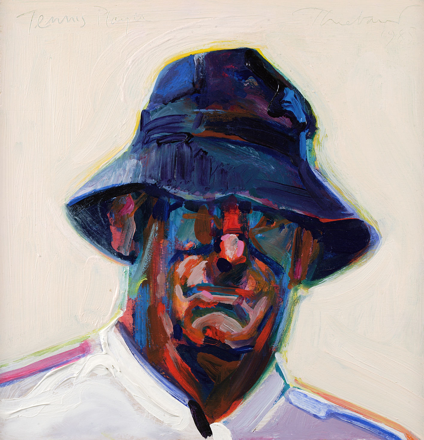 AFA Wayne Thiebaud, Tennis Player (Self-Portrait)
